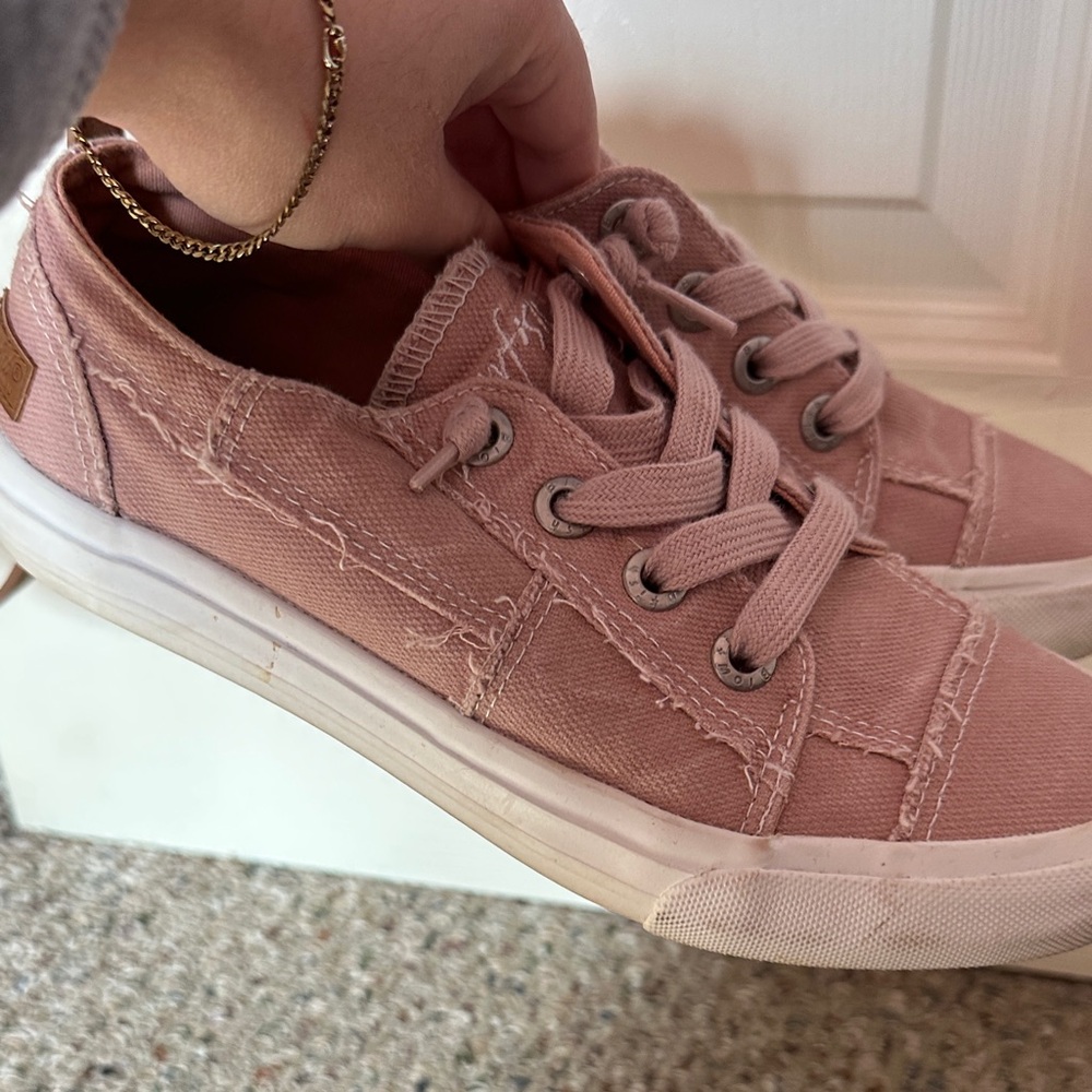 Blowfish Dusty Pink Canvas Sneakers